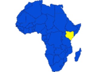 Sticker Custom Preview Image #086643 Maps Countries Kenya4