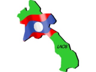 Sticker Custom Preview Image #086660 Maps Countries Laos4