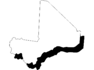 Sticker Custom Preview Image #086698 Maps Countries Mali3