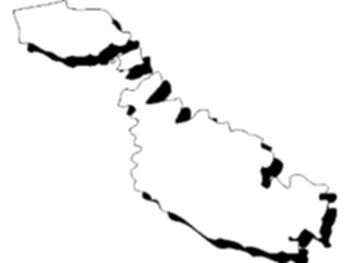 Sticker Custom Preview Image #086701 Maps Countries Malta2