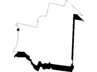 Sticker Custom Preview Image #086705 Maps Countries Mauretania3