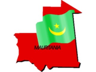 Sticker Custom Preview Image #086706 Maps Countries Mauritania4
