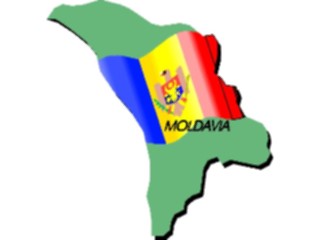 Sticker Custom Preview Image #086716 Maps Countries Moldavia
