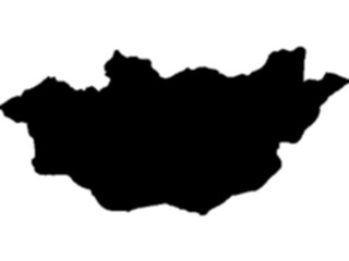 Sticker Custom Preview Image #086722 Maps Countries Mongolia2