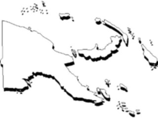 Sticker Custom Preview Image #086789 Maps Countries Papua New Guinea4