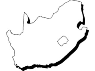 Sticker Custom Preview Image #086851 Maps Countries South Africa3