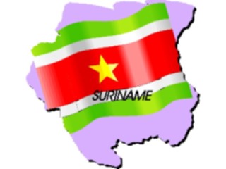 Sticker Custom Preview Image #086880 Maps Countries Suriname
