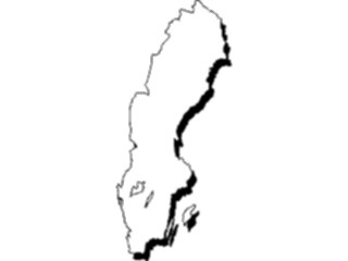 Sticker Custom Preview Image #086884 Maps Countries Sweden3