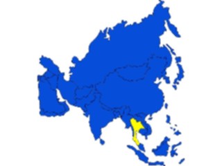 Sticker Custom Preview Image #086912 Maps Countries Thailand2