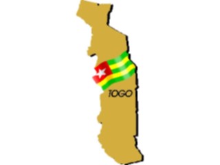 Sticker Custom Preview Image #086919 Maps Countries Togo4