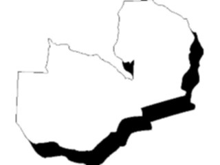 Sticker Custom Preview Image #087003 Maps Countries Zambia3