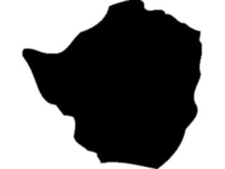 Sticker Custom Preview Image #087005 Maps Countries Zimbabwe2