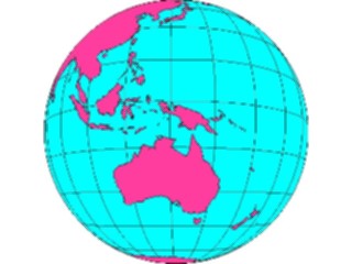 Sticker Custom Preview Image #087008 Maps Globes World Australia