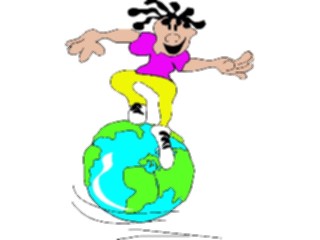 Sticker Custom Preview Image #087058 Maps Globes World Globe Cartoon15