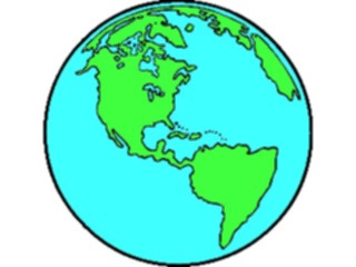 Sticker Custom Preview Image #087084 Maps Globes World North South America2