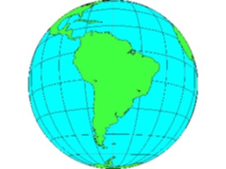 Sticker Custom Preview Image #087087 Maps Globes World South America