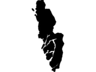 Sticker Custom Preview Image #087153 Maps Sweden Bohuslan1