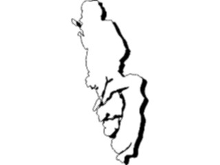 Sticker Custom Preview Image #087154 Maps Sweden Bohuslan2