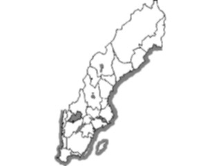 Sticker Custom Preview Image #087185 Maps Sweden Sweden1