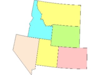 Sticker Custom Preview Image #087249 Maps U S A Regions Rocky Mtn States1