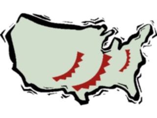 Sticker Custom Preview Image #087271 Maps U S A Regions U S A11