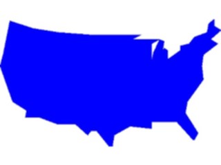 Sticker Custom Preview Image #087274 Maps U S A Regions U S A Silhouette