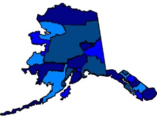 Sticker Custom Preview Image #087306 Maps U S A States Alaska05