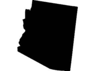 Sticker Custom Preview Image #087312 Maps U S A States Arizona01