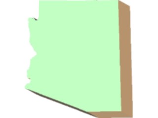 Sticker Custom Preview Image #087315 Maps U S A States Arizona04