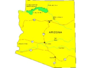 Sticker Custom Preview Image #087316 Maps U S A States Arizona05