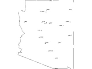 Sticker Custom Preview Image #087323 Maps U S A States Arizona12