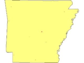 Sticker Custom Preview Image #087326 Maps U S A States Arkansas02