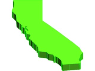 Sticker Custom Preview Image #087343 Maps U S A States California07