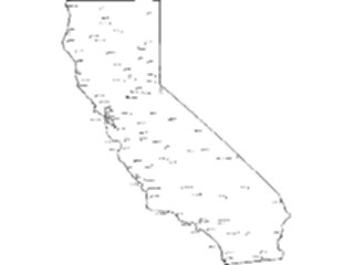 Sticker Custom Preview Image #087348 Maps U S A States California12