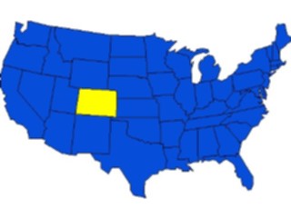 Sticker Custom Preview Image #087358 Maps U S A States Colorado09
