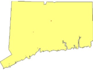 Sticker Custom Preview Image #087364 Maps U S A States Connecticut02