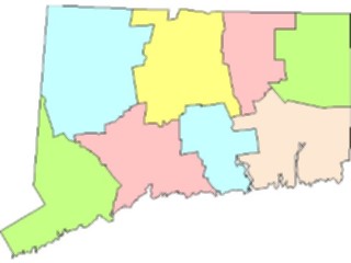 Sticker Custom Preview Image #087365 Maps U S A States Connecticut03