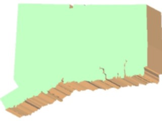 Sticker Custom Preview Image #087366 Maps U S A States Connecticut04