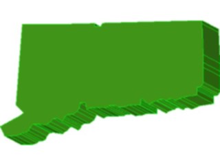 Sticker Custom Preview Image #087369 Maps U S A States Connecticut07