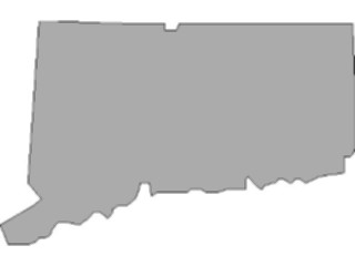 Sticker Custom Preview Image #087372 Maps U S A States Connecticut10