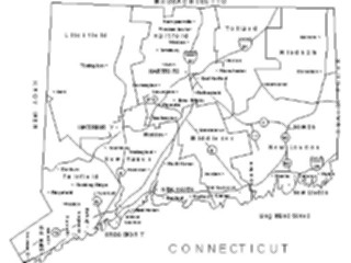 Sticker Custom Preview Image #087373 Maps U S A States Connecticut11
