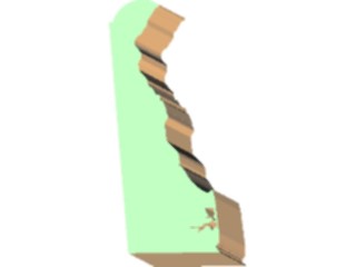 Sticker Custom Preview Image #087380 Maps U S A States Delaware04