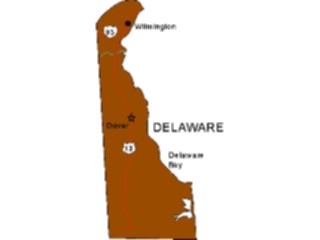 Sticker Custom Preview Image #087381 Maps U S A States Delaware05