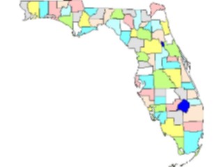 Sticker Custom Preview Image #087394 Maps U S A States Florida03