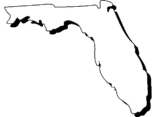 Sticker Custom Preview Image #087402 Maps U S A States Florida11