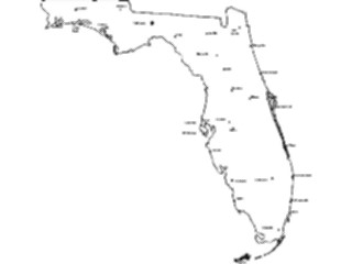 Sticker Custom Preview Image #087403 Maps U S A States Florida12