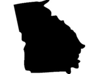 Sticker Custom Preview Image #087405 Maps U S A States Georgia01