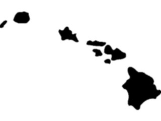 Sticker Custom Preview Image #087418 Maps U S A States Hawaii01