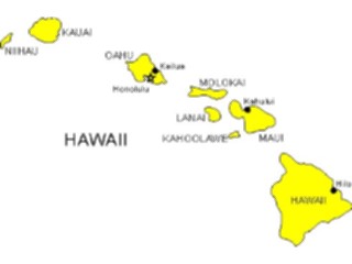 Sticker Custom Preview Image #087421 Maps U S A States Hawaii04