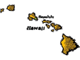 Sticker Custom Preview Image #087428 Maps U S A States Hawaii11